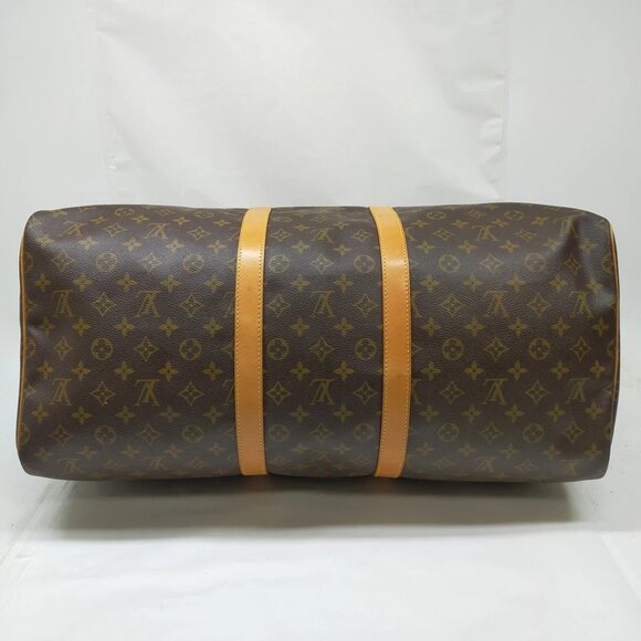 Louis Vuitton LV Boston Bag Keepall 55 Brown Monogram 799-070925 - Picture 4 of 9